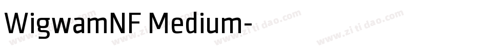 WigwamNF Medium字体转换